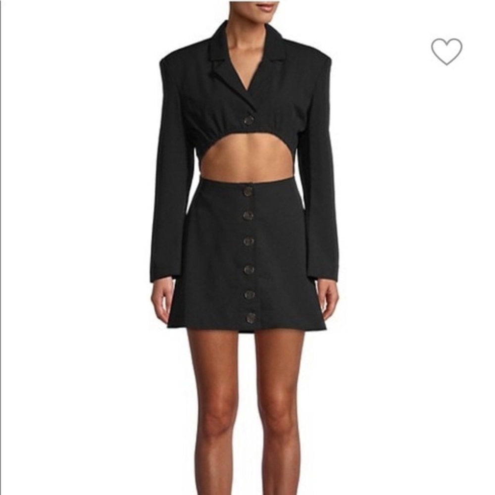 We Wore What Blazer Cut Out Dress